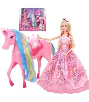 BETTINA Unicorn Princess Dolls Set
